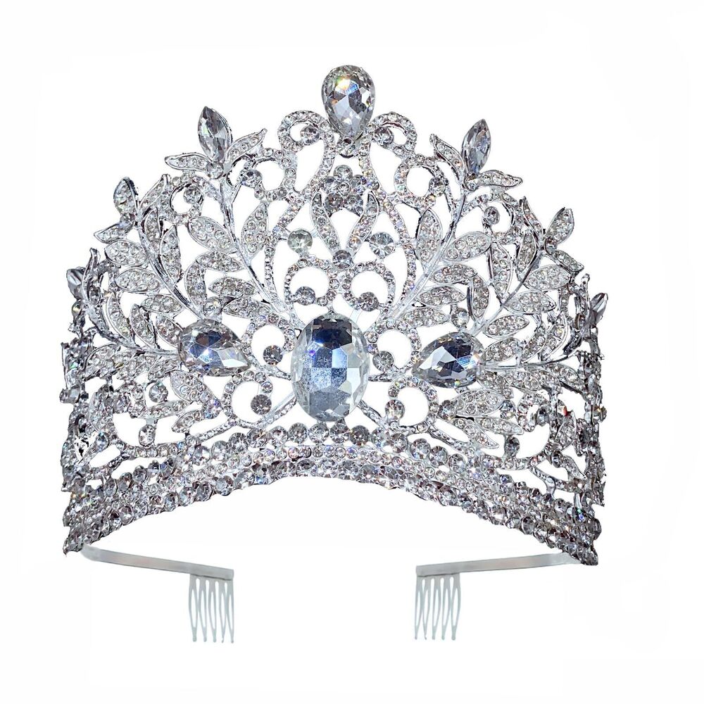 2724 Jeweled Wedding Tiaras Crowns Birthday Prom, Wedding Tiaras